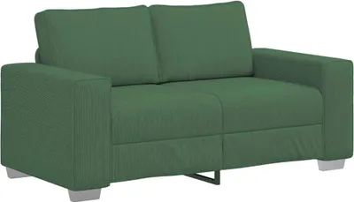 Obrázek produktu pro Dvousedák tmavě zelená 160 x 77 x 82 cm manšestrová látka