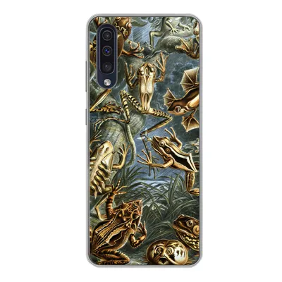 Produktbild von MuchoWow® Handyhülle Schutzhülle Hülle für Samsung Galaxy A50 Batrachia - Haeckel - Alte Meister Silikon Softcase Handy Hülle - Mobiltelefonhülle