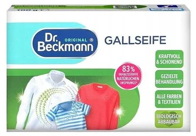 Produktbild von Dr. Beckmann Gallseife 100g Stück Gezielte Fleckentfernung