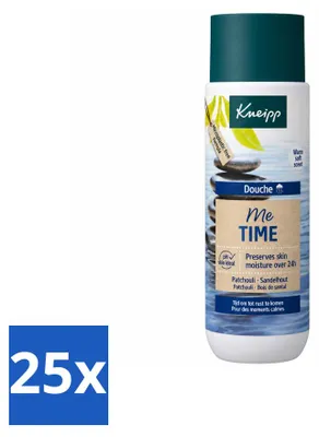 Obrázek produktu pro 25 kusů sprchového gelu Kneipp "Me-Time" s vůní pačuli a santalového dřeva, objem 200 ml, výhodná balení