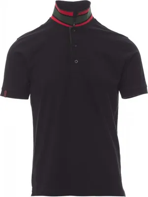 Produktbild von Herren Poloshirt "MEMPHIS" - Payper Schwarz/Rot-Grün XXL