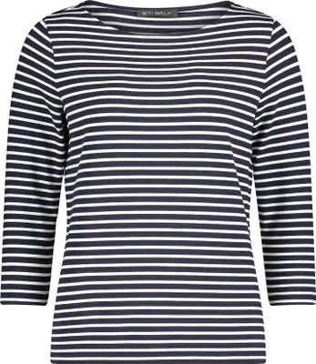 Produktbild von Shirt Kurz 3/4 Arm 8813 Dark Blue/Cream Größe 42