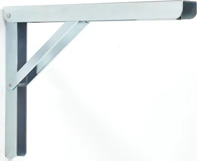 Produktbild von Klappkonsole aus Stahl 100 kg Tragkraft, 3 Einstellwinkel, platzsparend klappbar