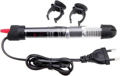 Imagen del producto de Calentador para acuario de 50 W, adecuado para 60 litros, con indicador de temperatura