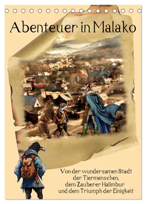 Produktbild von Abenteuer in Malako (Tischkalender 2027 DIN A5 hoch), CALVENDO Monatskalender