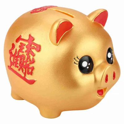 Obrázok produktu pre Pig Bank, Coin Bank, Coin Saving Box, Money Cash Collectible Box, Money Cash Saving Box