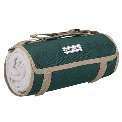 Produktbild von Picknickdecke 125 x150 cm aus Fleece - grün beige - Grün