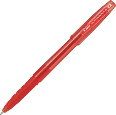 Imagen del producto de Pilot Super Grip G, Spona, Bolígrafo de tinta, Recargable, Rojo, 12 unidades, Sanción