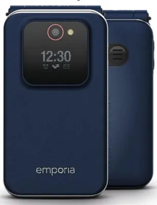 Produktbild von Emporia emporiaJOY, Klappgehäuse, Single SIM, 7,11 cm (2.8"), 2 MP, 1300 mAh, Blau
