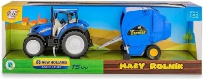 Produktbild von New Holland T5 Traktor mit Strohballenpresse T-515 95158