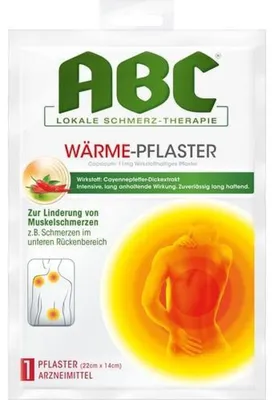 Produktbild von ABC Wärme-Pflaster Capsicum Hansaplast med 14x22 1St PZN 02295494