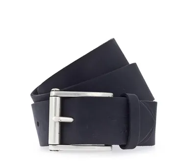Produktbild von MUSTANG Leder Gürtel Leather Belt 4.5 W110 Black schwarz grau