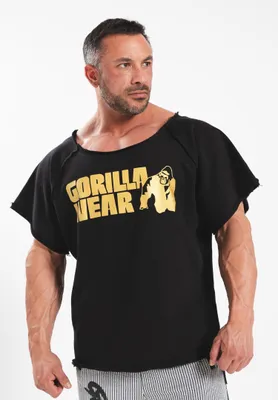 Produktbild von Gorilla Wear Classic Work Out Top – Schwarz/Gold – L/XL
