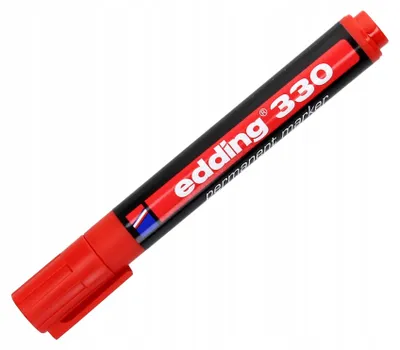 Produktbild von Edding 330 Permanentmarker rot Keilspitze