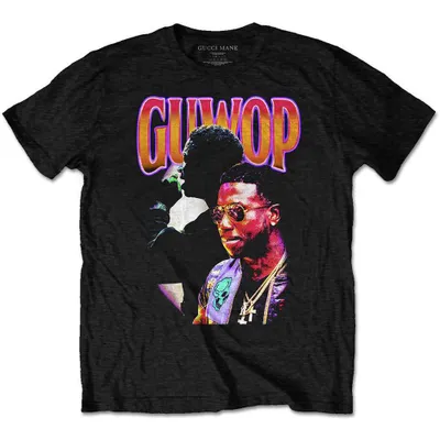 Zdjęcie produktu dla Gucci Mane Gucci Collage (GUWOP) Black L Koszulka