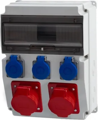 Immagine prodotto di Quadro di distribuzione CAJA 2x32 A/5 poli, 3x230 V, 12 m, IP65