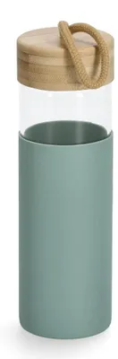 Produktbild von Tragbare Trinkflasche mit Silikonhülle, 500 ml