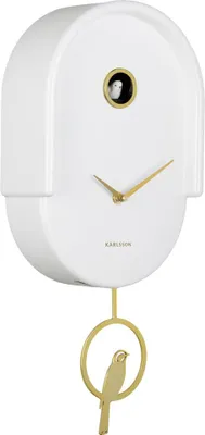Produktbild von Karlsson - Wanduhr Tweet - Weiß