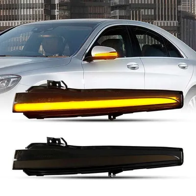 Produktbild von Led Blinker Aussenspiegel für MERCEDES C-Klasse | W205, S205 | ab 2014> SCHWARZ