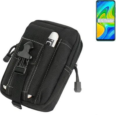 Produktbild von K-S-Trade Gürtel Tasche kompatibel mit Xiaomi Redmi 10X 4G Gürteltasche Holster Schutz Hülle Handy Hülle Smartphone outdoor Handy-Hülle schwarz