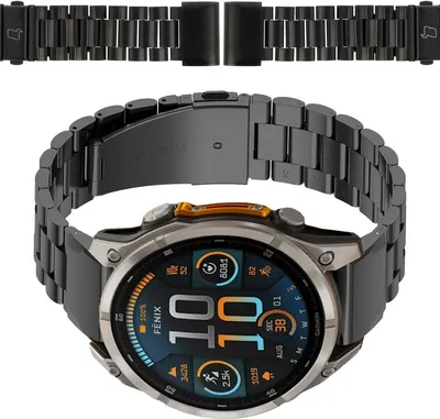 Produktbild von Bizon Strap Uhr Aura Smartwatch 22mm schwarz