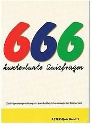 Produktbild von 666 kunterbunte Quizfragen: Zur Programmgestaltung ...  Book