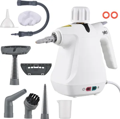 Produktbild von 1000W Handlicher Hochdruck-Dampfreiniger, 3.0 Bar, 100–150°C, 10 Zubehörteile für Haushalt & Küche