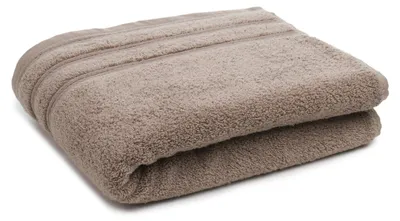 Produktbild von GÖZZE Monaco Frottier Duschtuch flauschiges saugstarkes Zero-Twist Baumwoll-Duschtuch Taupe 70 x 140 cm
