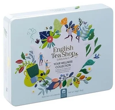 Zestaw herbatek Your Wellness Collection w ozdobnej puszce BIO 54 g