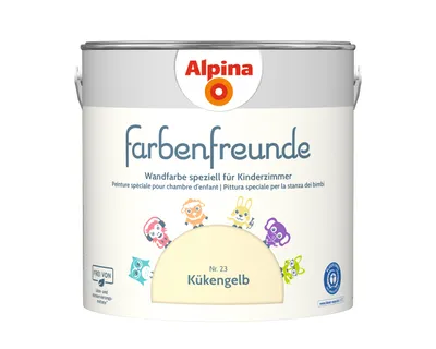 Produktbild von Alpina Farbenfreunde Nr. 23 Kükengelb 2,5 Liter matt