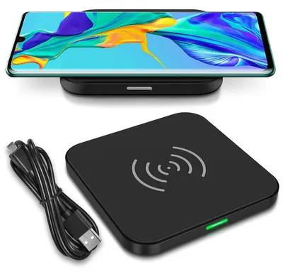 Produktbild von QI Wireless Schnell Ladegerät für Huawei P30 Pro Kabellos Induktives Ladestation
