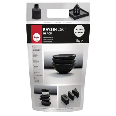 Produktbild von Rayher Gips Gießpulver Raysin 250 "schwarz" 1 Kg Beutel