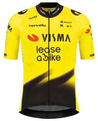 Obrázok produktu pre Cyklistický dres Tvl Team Visma Lease A Bike Replica 2026 s krátkymi rukávmi, žltý, veľkosť L, pánsky, žltý, L