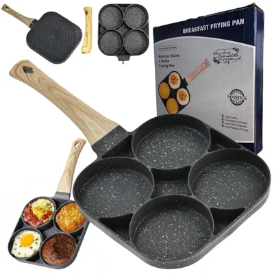 Image de Poêle à crêpes, œufs, crêpes, beignets, 4 fentes
