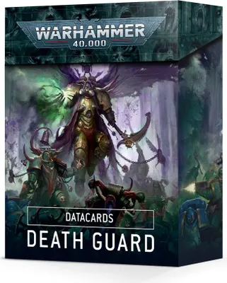 Produktbild von Warhammer 40.000 Death Guard Datacards Englisch