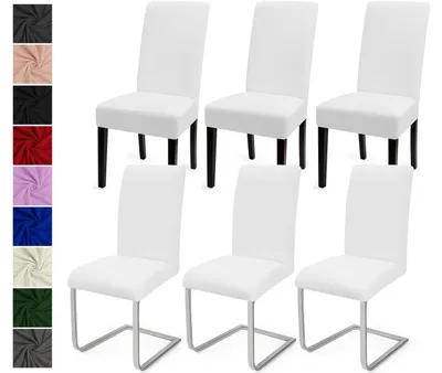 Produktbild von Set mit 6 Universal-Stuhlhussen für Esszimmer