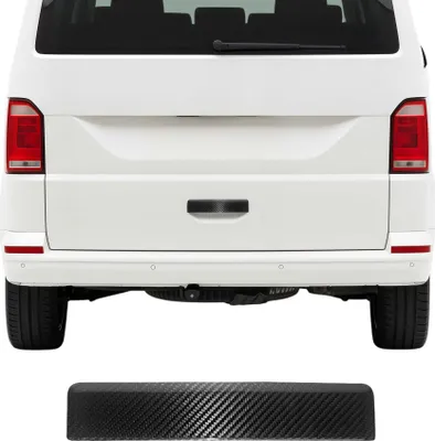 Image de Couverture de poignée de porte Hayon pour VW Caddy 2021-2022 Carbone Noir