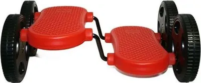 Image de EDUPLAY 170-207 Stepper Walker Trottinette à pédales avec 4 roues, rouge, rouge