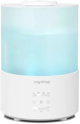 Productafbeelding van Ultrasone Luchtbevochtiger en Aroma Diffuser - 3 Liter - Wit