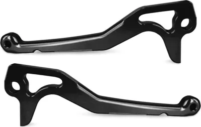 Zdjęcie produktu dla Dźwignia hamulca Carenzi CNC lewa i prawa, 2 sztuki, czarna do MBK Nitro Naked, Yamaha Aerox Cat 50 / 100 ccm