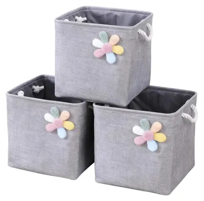 Produktbild von Faltbare Aufbewahrungsboxen - Organizer für Kleidung und Socken - Grau
