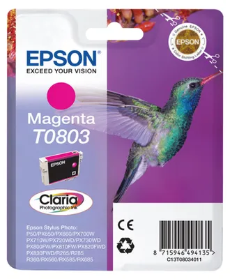 Produktbild von Epson Tintenpatrone magenta T 080                     T 0803