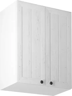 Produktbild von Hängeschrank 60 cm mit 2 Türen Küchenschrank, Provence G60 Weiß/Matt