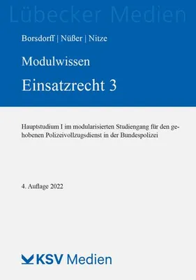 Obrázok produktu pre Modulwissen Einsatzrecht 3