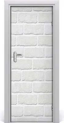 Produktbild von Tulup Türaufkleber 75x205 cm Dekorative Aufkleber Selbstklebend Wasserdichte Tapete Abnehmbar Schlafzimmer Wohnzimmer Wohnkultur - Ziegelwand