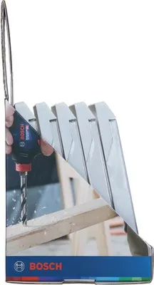 Produktbild von HSS PointTeQ Sechskantbohrer-Set in Schaukasten, 5-tlg., 2-6 mm