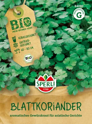 Produktbild von SPERLI  Saatgut Koriander Coriandrum sativum 80 Pflanzen