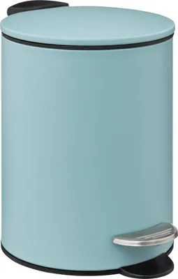 Produktbild von Metallabfalleimer soft close 3l "colorama" blau artic - 5 five simply smart