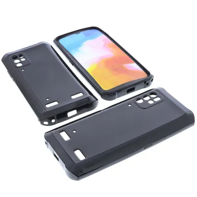 Produktbild von foto-kontor Hülle kompatibel mit Ulefone Armor 12 Tasche Gummi TPU Schutz Handytasche schwarz