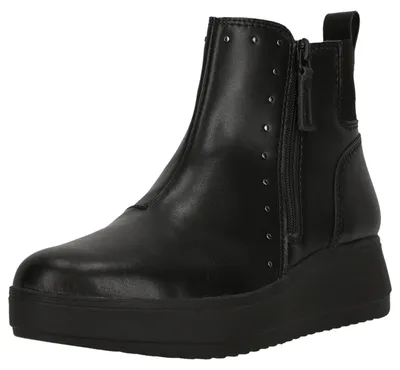 Produktbild von CLARKS Stiefelette Zylah Willow mit dezenten Nieten-Details 1216 Black Leather 38